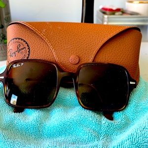 Ray Ban Square polarized sunglasses